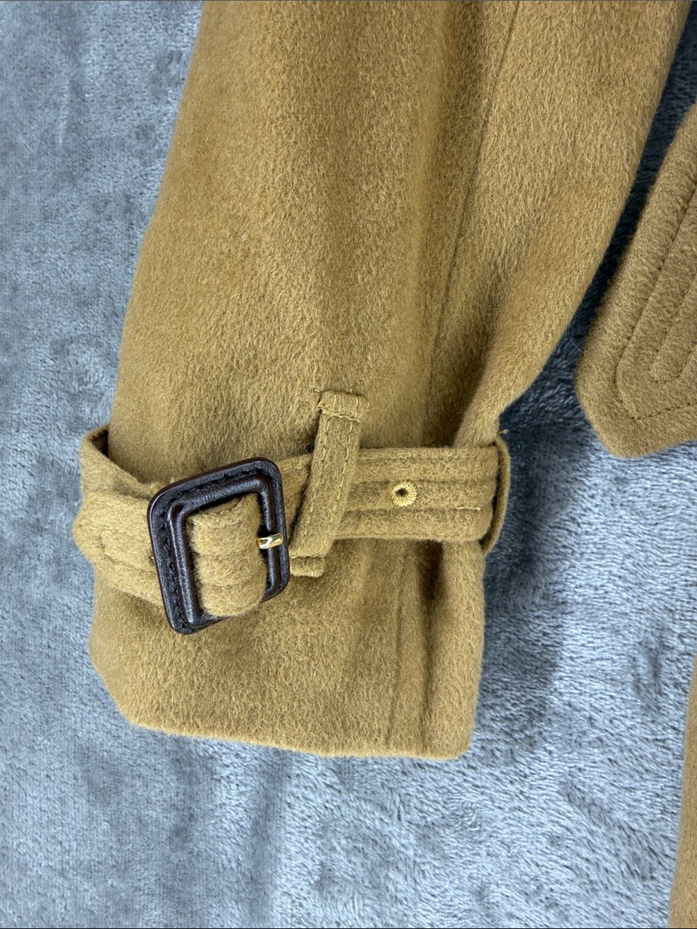 Burberry The Sandringham Cashmere Double-Breasted Winter Trench Coat US 8/UK 10 - Picture 3 of 13